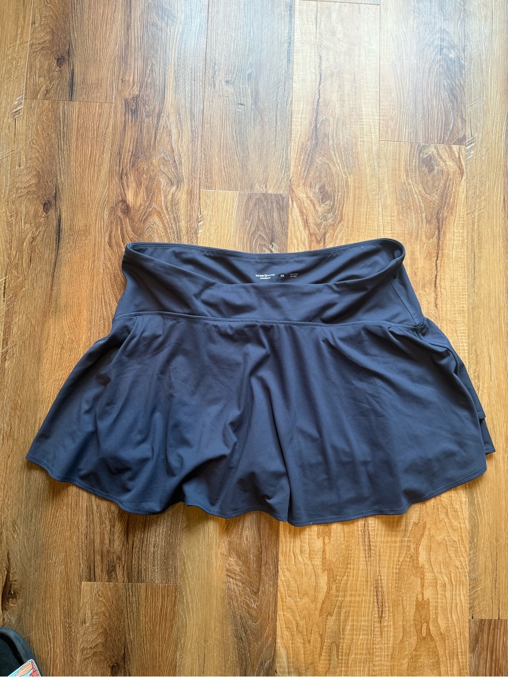 Old Navy Black Athletic Skort with Flared Skirt